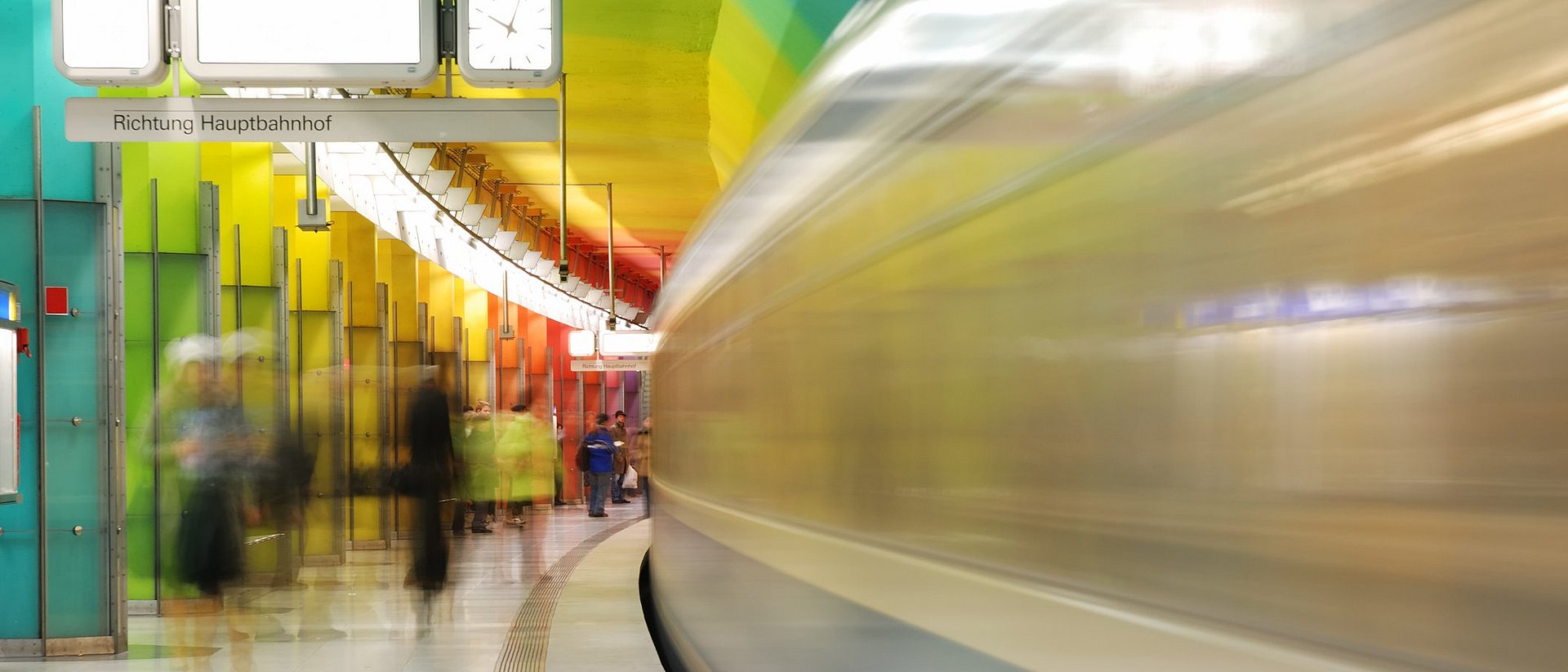 Metro station in Munich