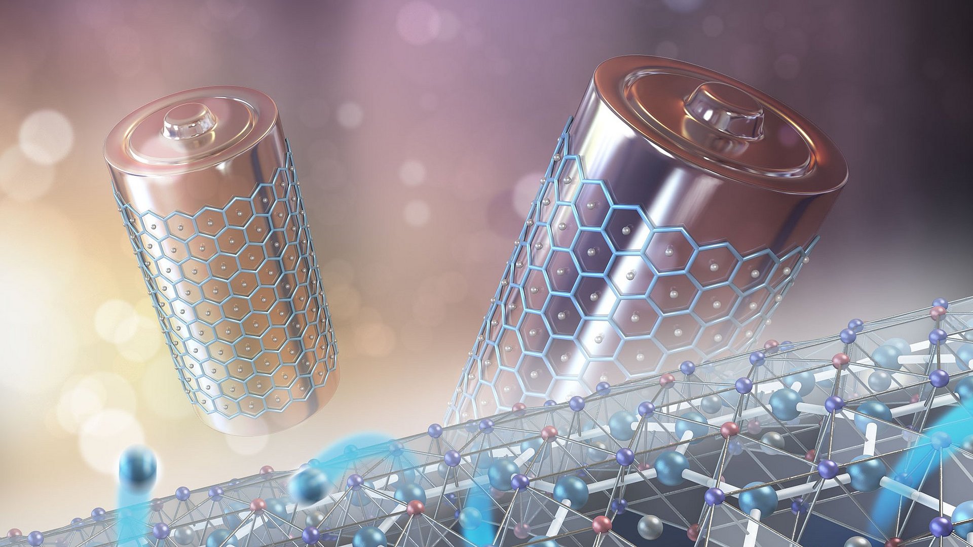 Graphic of lithium ion batteries